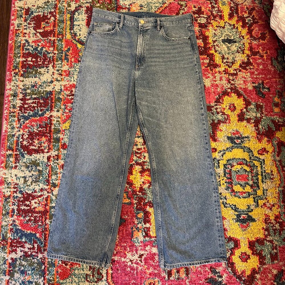 All Saints Relaxed Straight Leg Jean Size 32/14
